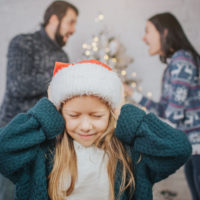 Family divorced during the holidays